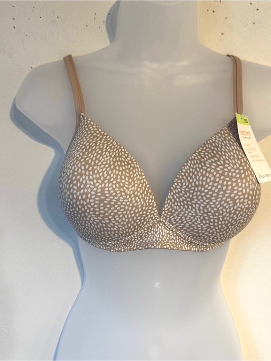 Warner's Other - NWT  Warner's Neutral Beige Printed *ELEMENTS of BLISS* T-Shirt Bra  36B  #2